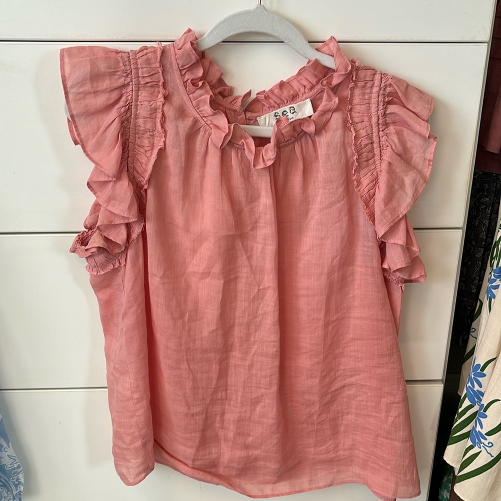 Sea linen blouse
